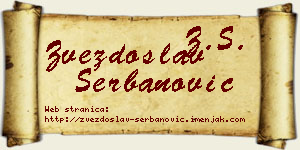 Zvezdoslav Šerbanović vizit kartica